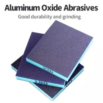 6 шт. шлифовальная губка грубая средне-мелкая зернистость шлифовальный блок шлифовальные губки наждачная бумага для металла дерева стекла моющиеся и многоразовые Other чёрный