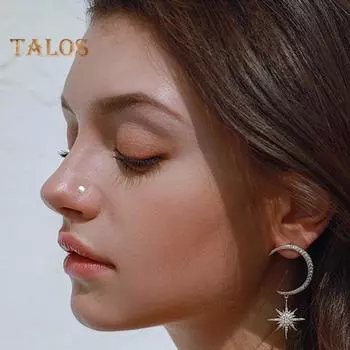 6 шт. шпильки для носа из нержавеющей стали, гладкие L-образные пирсинг с полировкой, в стиле панк, для вечеринки, клуба, для женщин и мужчин, украшения для носа, шпильки для носа M