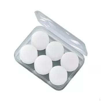 6 шт. силиконовые беруши наконечники гибкие звукоизоляционные шумоподавляющие беруши Transparent