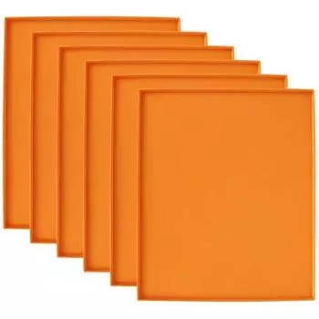 6 ШТ. Силиконовые листы для дегидратора Коврики для дегидратора с краем Антипригарный противень для фруктов, мяса, овощей Кухонные аксессуары AVE 6PCS