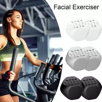 6 шт., силиконовый тренажер для челюсти, формирователь линии челюсти, пищевой класс, без запаха, портативный, мощный тренажер для лица, тренажер для челюсти, тренажер для лица 6pcs