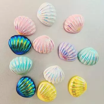 6 шт. симпатичных магнитов на холодильник в форме ракушек - декоративные и забавные для кухни, офиса, досок и шкафчиков