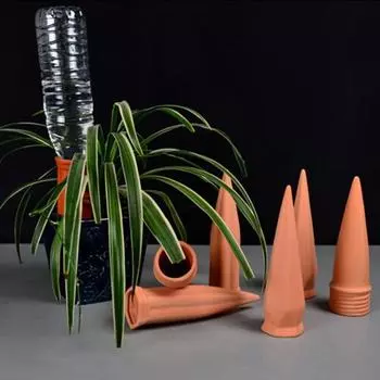 6 шт. система полива для самостоятельного орошения, поилка для растений на время отпуска, садовые шипы