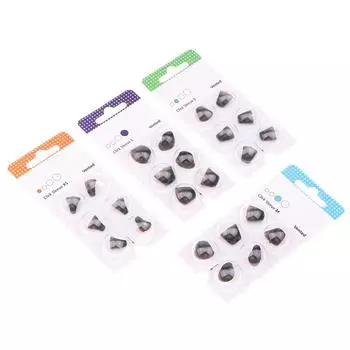 6 шт. слуховые аппараты беруши купола белые силиконовые открытые ушные вкладыши сменные слуховые аппараты аксессуары Sml нарушения слуха XS