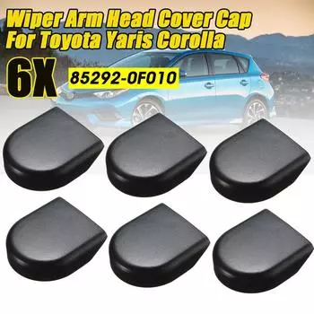 6 шт. сменная крышка рычага стеклоочистителя для Toyota Yaris Corolla Verso Auris