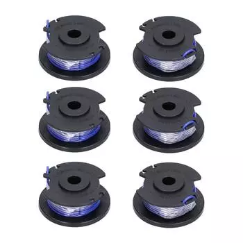 6 шт. сменная леска для триммера для газонокосилки Ryobi 18 В 24 В 40 В