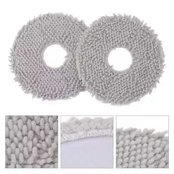 6 шт. сменные насадки для мытья полов для робота-пылесоса, моющиеся салфетки для мытья полов для Midea V10 V12 W11