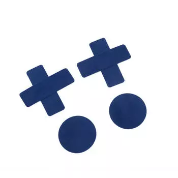 6 шт. сменные самоклеящиеся заплатки для ремонта обуви из микрофибры универсальные накладки на пяточные отверстия прочные накладки для ремонта кроссовок One Size королевский синий