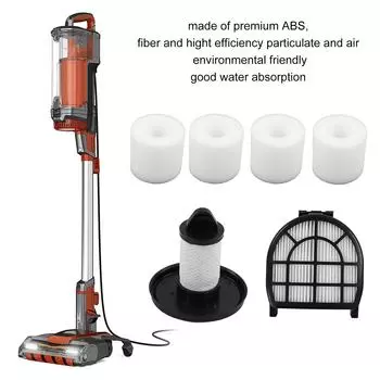 6 шт., сменный фильтр для пылесоса, АБС-волокно, 1 фильтр перед двигателем, 1 фильтр после двигателя, 4 пенопластовых фильтра для LZ600