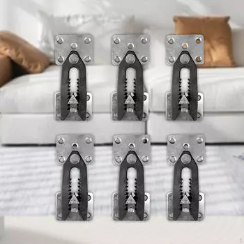 6 шт. соединители для дивана, прочные, прочные, простые, с использованием крепежного кронштейна Accs, шарнира для дивана