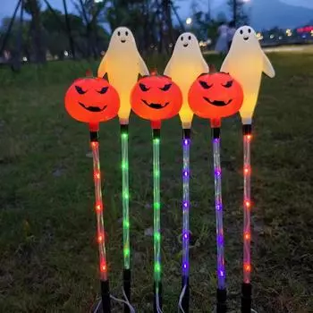 6 шт. Солнечные уличные светильники, водонепроницаемые, IP65, садовые, газонные, тонкие светильники, украшения для вечеринок, светодиодные праздничные светильники 585 1 solar 6 leds