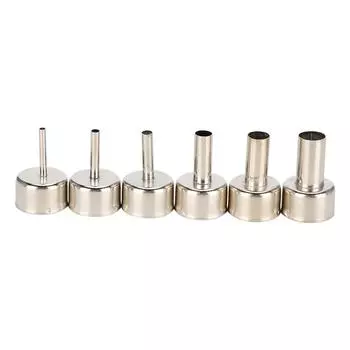 6 шт. сопла для термофена 858 Термофен SMD паяльная станция аксессуар 34581012 мм