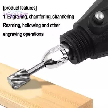 6 шт. спиральные фрезы высокой твердости, износостойкие деревообрабатывающие дрели, роторные напильники, товары для дома 1 Set