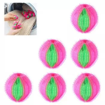 6 шт. средство для удаления шерсти домашних животных многоразовый ловец ворса эффективное средство для удаления волос зелёный/красный