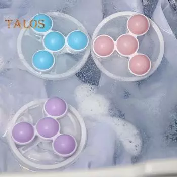 6 шт., средство для удаления шерсти домашних животных, многоразовый дизайн, сетчатый захват для ворса, эффективный фильтр для стирки шерсти домашних животных, инструмент для удаления ворса фиолетовый