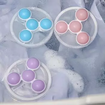 6 шт. средство для удаления шерсти домашних животных многоразовый дизайн сетчатый захват для ворса эффективная стирка домашних животных фиолетовый