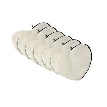 6 шт. стильных сумок для рукоделия, универсальные косметички с черной молнией