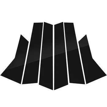 6 шт., стойки для окон и дверей автомобиля, наклейки на накладку, внешние детали для Renault XM3/Mgane Conquest/Arkana 2020-2023