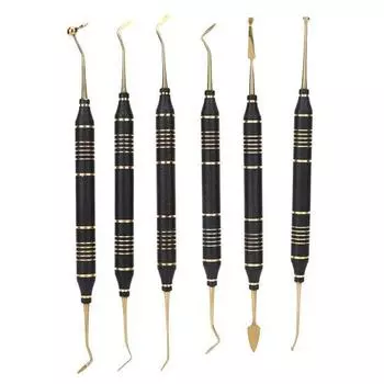 6 шт. стоматологический композитный шпатель для наполнения смолы, аксессуар для стоматологического инструмента