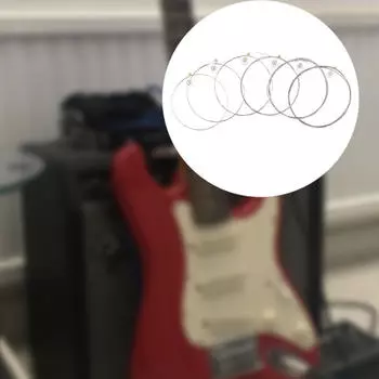 6 шт. струн для электрогитары, замена, качественный звук, улучшенные рабочие детали с покрытием