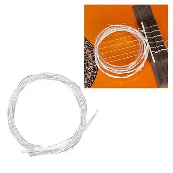 6 шт. струн для гитары, профессиональные струны для музыкальных инструментов, нейлоновые посеребренные струны для классической гитары, набор из 6 струн