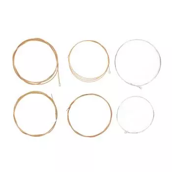 6 шт. струны для акустической гитары с антикоррозийным покрытием струны для народной гитары замена