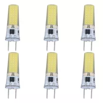6 шт. светодиодная лампа G8 5 Вт с регулировкой яркости 2508 COB энергосберегающая простая установка 360 градусов 50000 часов