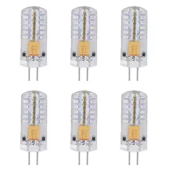 6 шт. Светодиодная лампа Легкая установка Светопропускание Равномерный световой поток Цвет лампы для вечеринки Дома Red Light