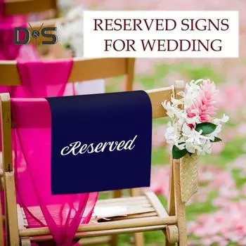 6 шт. табличек на стулья, зарезервированные церковные скамьи, таблички с напечатанными словами, для свадеб, мероприятий, вечеринок, праздников, подставок, скамейки, зарезервированные, подвесные вино красного