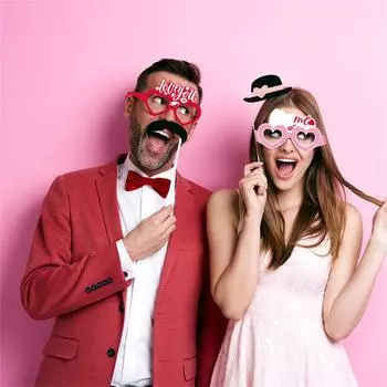 6 шт. тематические бумажные стаканы ко Дню святого Валентина, веселые красочные декоративные стаканы для вечеринки ко Дню святого Валентина One Size