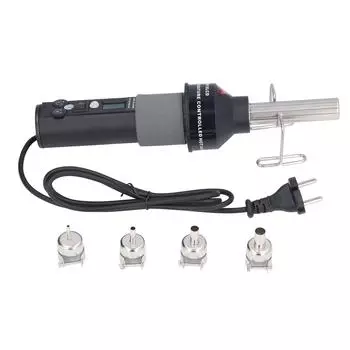 6 шт. термофен ЖК-цифровой дисплей регулируемый портативный нагревательный инструмент набор набор для пайки вилка США