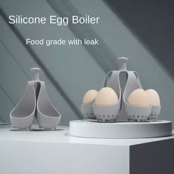 6 шт. термостойкий силиконовый лоток для яиц для детского питания, приготовленных на пару, силиконовая форма для вареных яиц для кухонных гаджетов