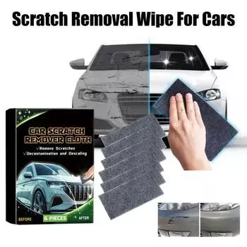 6 шт. ткань для удаления царапин, автокраска, ткань для ремонта царапин, простая в использовании, многоразовая