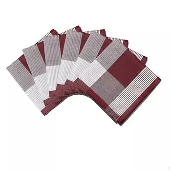 6 шт., тканевые мужские платочные носовые платки размером 43x43 см, классические подарки в ассортименте, нагрудные платки для