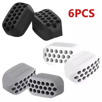 6 шт. Тренажер для челюсти для мужчин и женщин Подводка для челюсти для лица Жевание прикуса Мышцы для лица Фитнес-мяч Силиконовые таблетки Тренажер для челюсти Тренажер для линии челюсти Тренажер для линии челюсти