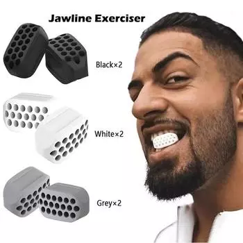 6 шт., тренажер для линии челюсти, 3 уровня сопротивления, жевательный тренировочный мяч, таблетки для начинающих, редуктор для линии челюсти, подбородка, связующие, инструмент, пищевой кремнезем для лица