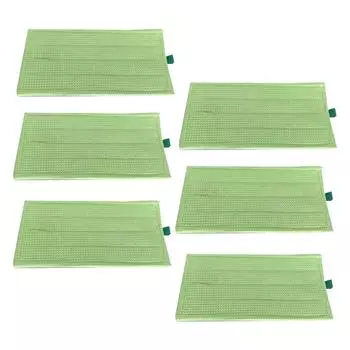 6 шт. тряпка для швабры для пылесоса Vorwerk Kobold SP600 MF600 запасные части аксессуары влажная и сухая моющаяся накладка для швабры CHINA