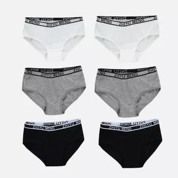 6 шт., трусики для девочек-подростков, хлопковое нижнее белье для маленьких девочек, кружевные трусики для молодых девушек, трусы для девочек-подростков one size