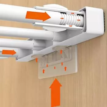 6 шт. удлиненные опорные колышки для полки, самоклеящиеся пробойники, бесплатный шкаф, держатель полки для гардероба, стойка