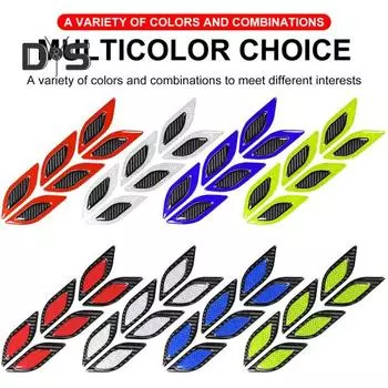 6 шт. универсальная автомобильная светоотражающая лента самоклеящаяся прочная предупреждающая лента для внешней безопасности грузовика белый