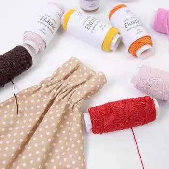 6 шт./упак. эластичный шнур для шитья, бисер, аксессуары для самостоятельного изготовления ювелирных изделий, эластичная швейная нить для швейной машины 0,5 мм