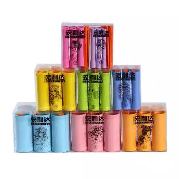 6 шт./упак. стержни для холодной завивки волос с зажимами для парикмахерских, для домашнего использования, волшебные бигуди для волос «сделай сам», бигуди, волнистая пушистая укладка волос UN717