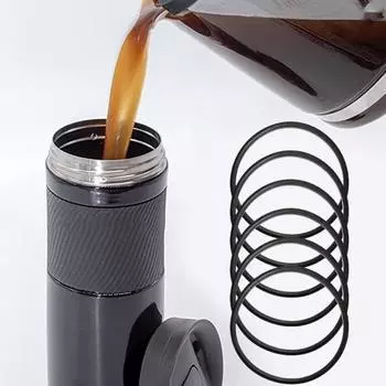 6 шт. уплотнительные кольца для чашки воды пищевой экологически чистый простой монтаж герметичное силиконовое уплотнительное кольцо замена прокладки 6pcs белый