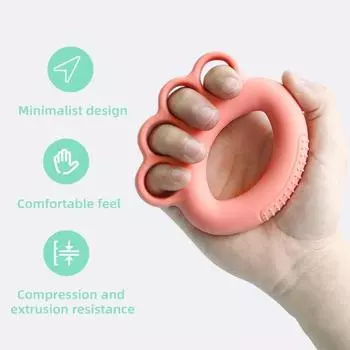 6 шт., усилитель рукоятки, тренажер для пальцев, эргономичное кольцо для силового тренинга, артрит, терапия для рук, реабилитационное оборудование для тренировок 6pcs