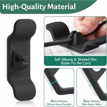 6 шт. Устройство для намотки шнура на кухне, органайзер для проводов, держатель-зажим, самоклеящаяся кофемашина, кухонная техника, намотчик, фиксированный