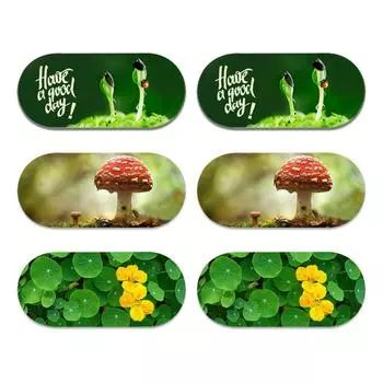 6 шт. в упаковке: чехол для камеры ноутбука, сдвижная крышка для веб-камеры, обеспечивающая конфиденциальность, подходит для мини-ПК, ПК, планшета, настольного компьютера, смартфона 6Pcs