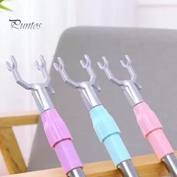 6 шт. вилка для одежды из алюминиевого сплава, прочная вилка для сушки одежды, металлический крючок для сушки одежды, сменная вилка для одежды золотистый