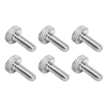 6 шт. винт для фиксации струн тремоло бридж металлический электрогитара тремоло бридж тонкая настройка винты серебряный