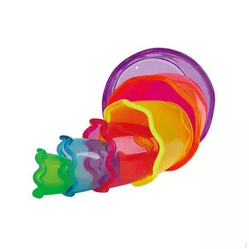 6 шт., вложенные друг в друга стаканчики, строительная игрушка, образовательные интерактивные детские игрушки