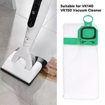 6 шт., высокоэффективный мешок для пыли, замена мешка для мусора для пылесоса VK140 VK150 FP140 FP50